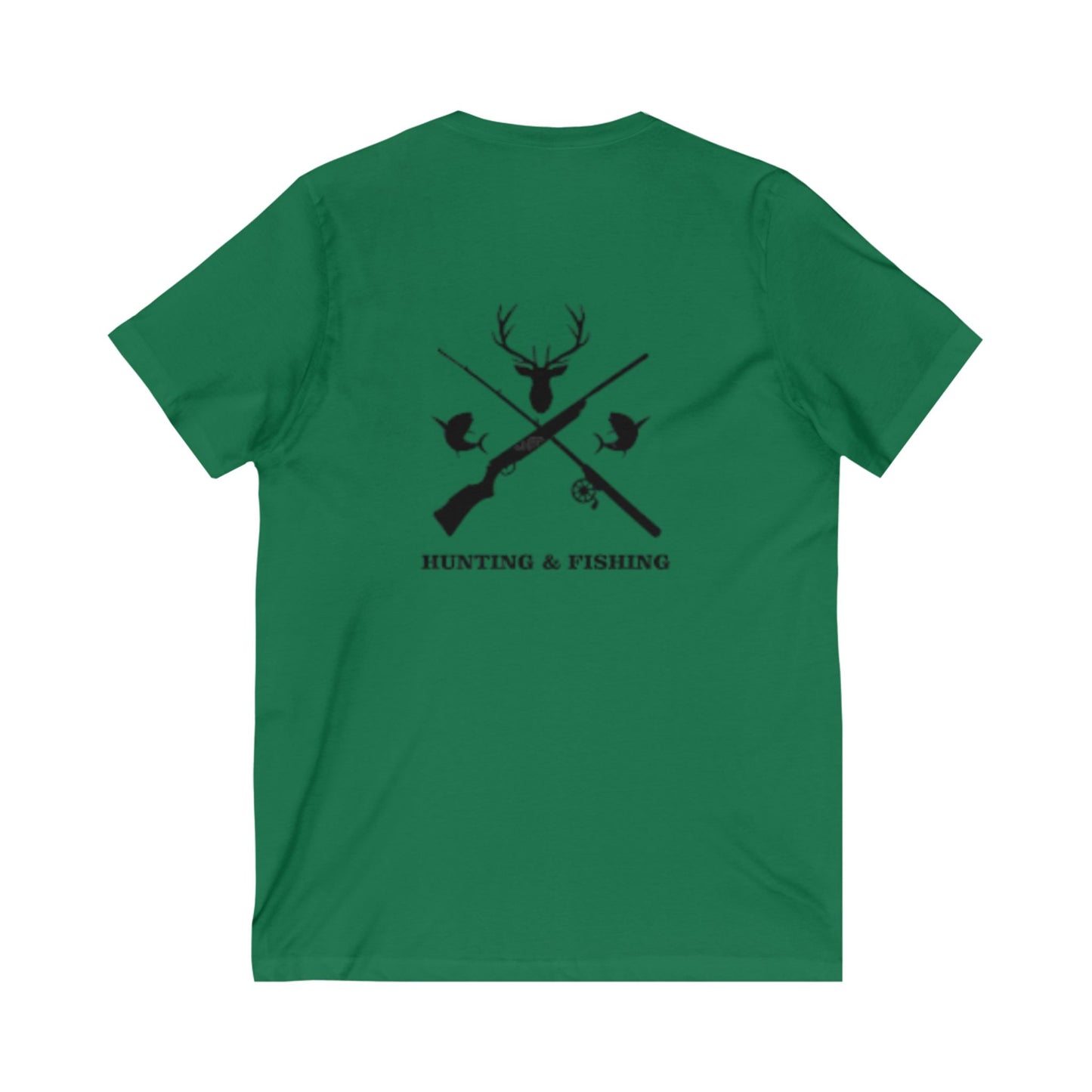 Hunting/Fishing Unisex Short Sleeve V-Neck Tee