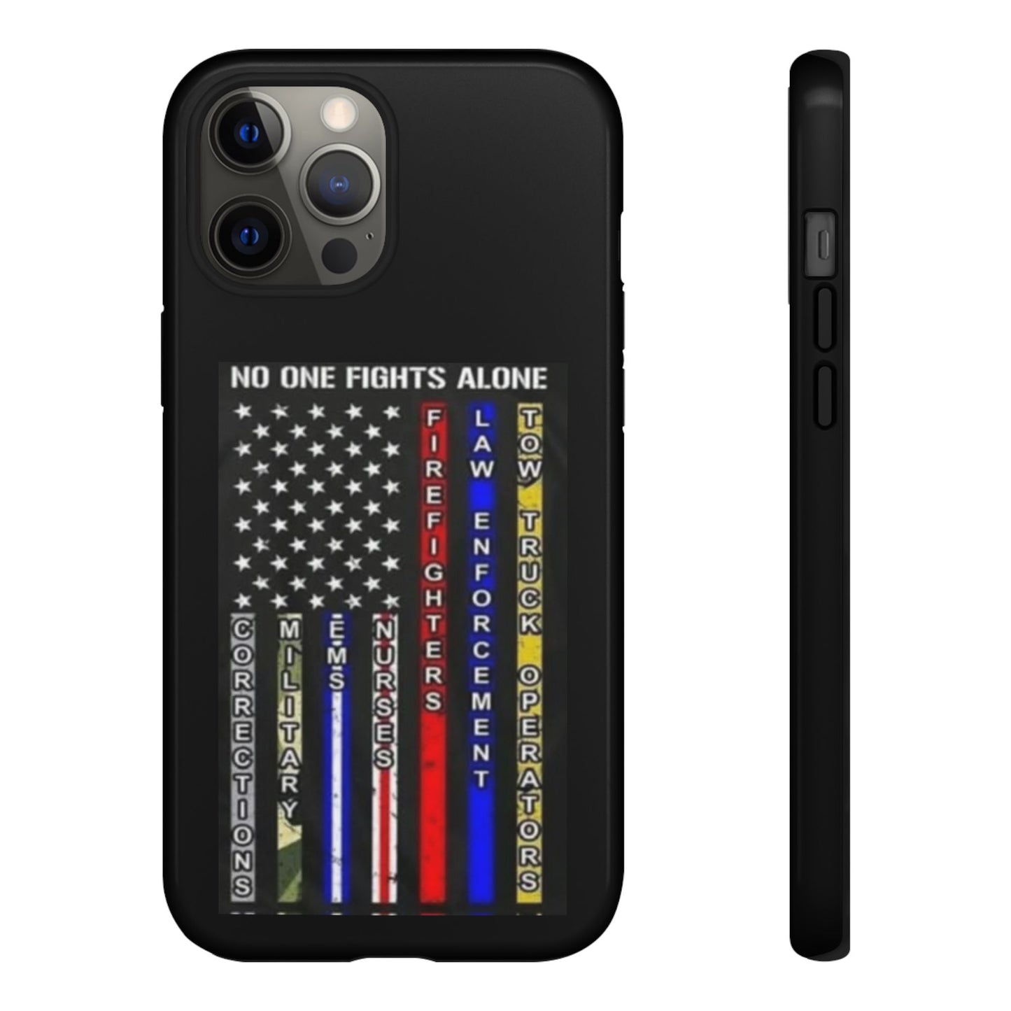 No One Fights Alone iPhone Case