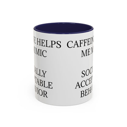 Socially Acceptable 2-Tone Coffee Mug