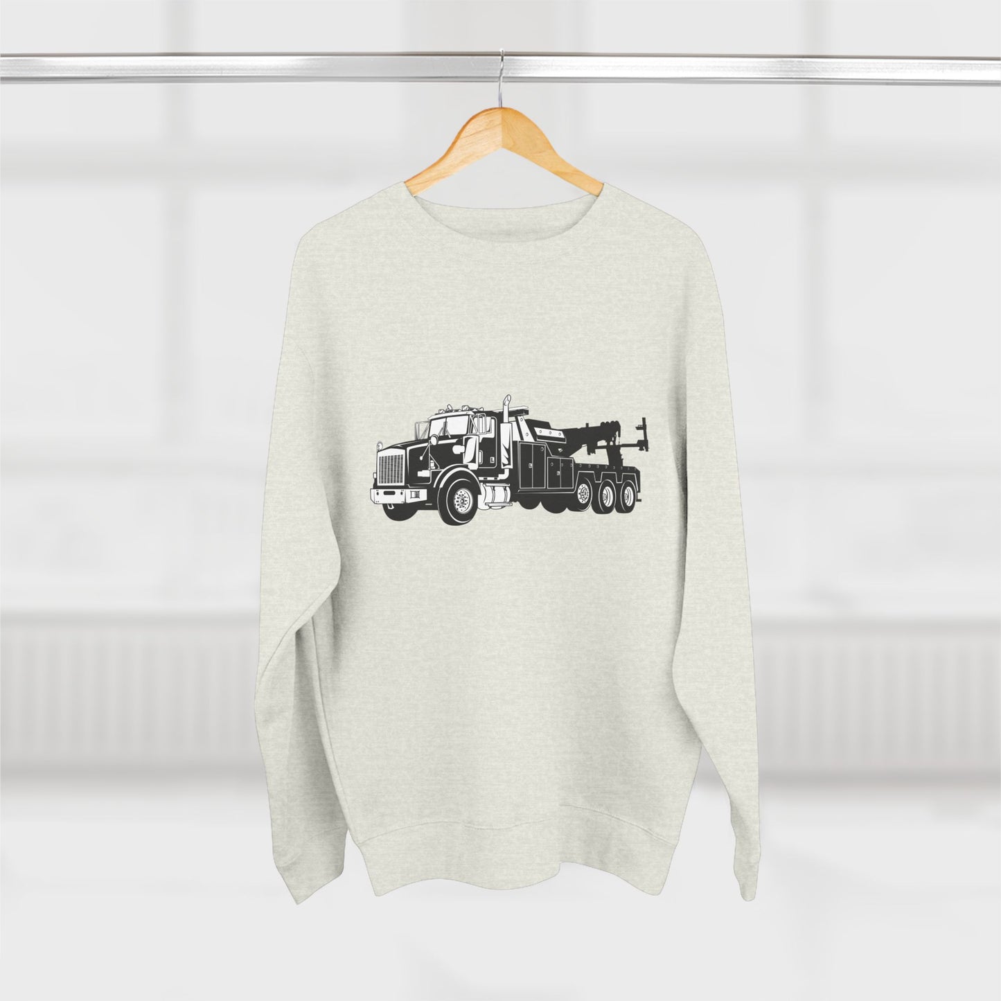 Heavy Tow Truck Unisex Crewneck Sweatshirt