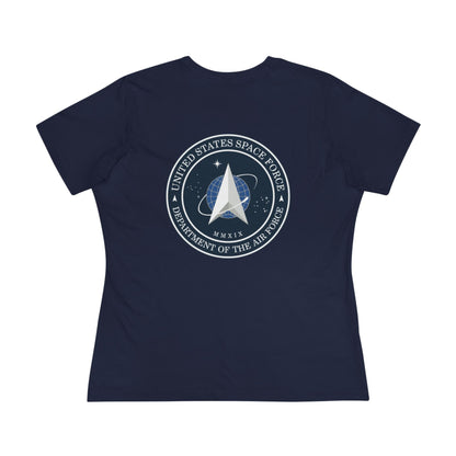 US Space Force Women's Short Sleeve Crewneck Tee