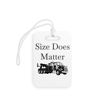 Size Does Matter Luggage Tag