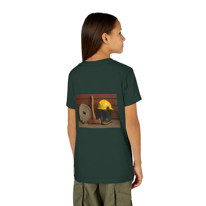 Fire/Rescue Appreciation Youth Unisex Short Sleeve Crewneck Tee