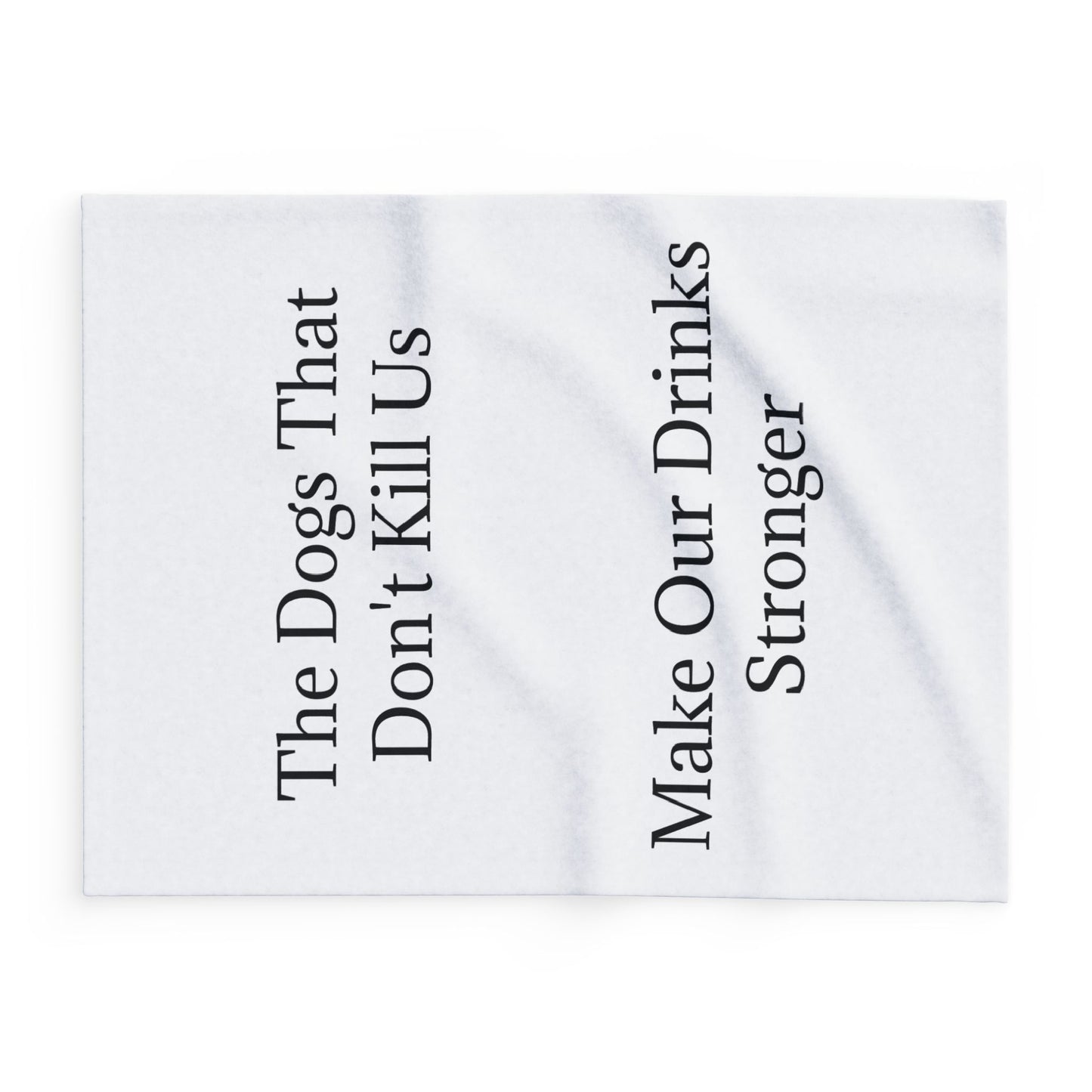 Drinks Stronger Arctic Fleece Blanket