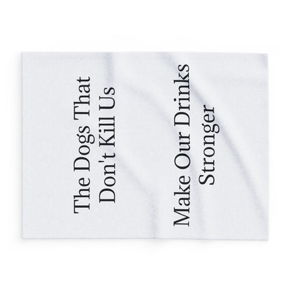 Drinks Stronger Arctic Fleece Blanket