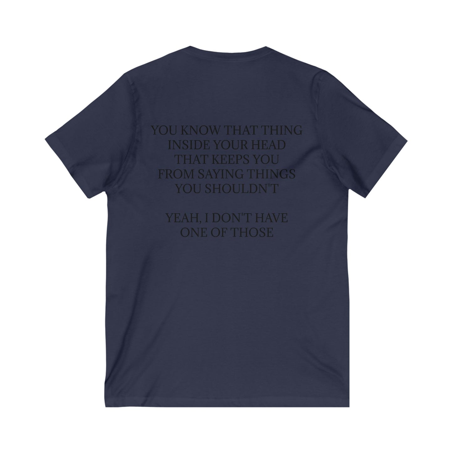 No Filter Unisex Short Sleeve V-Neck Tee