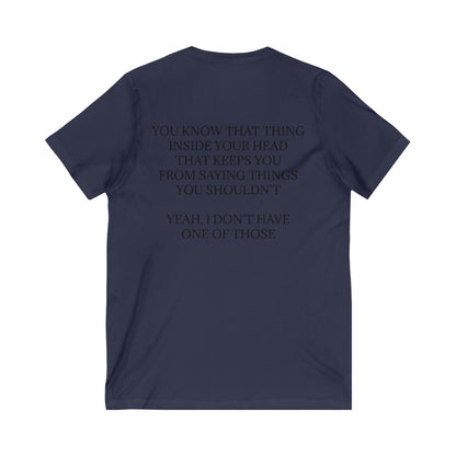 No Filter Unisex Short Sleeve V-Neck Tee