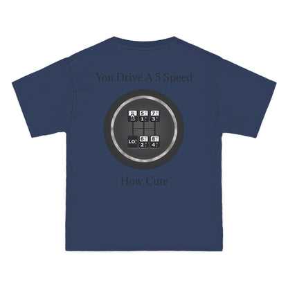 5 Speed How Cute Men's Short-Sleeve Crewneck Tee