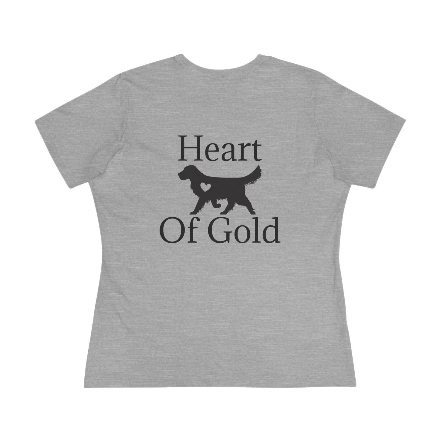 Heart Of Gold Women's Short Sleeve Crewneck Tee