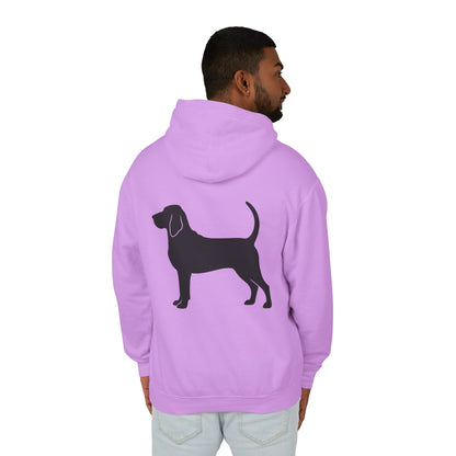Bloodhound Silhouette Unisex Lightweight Hoodie