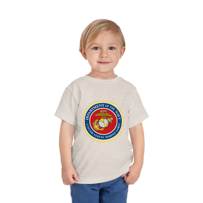 US Marine Corps Toddler Unisex Short Sleeve Crewneck Tee