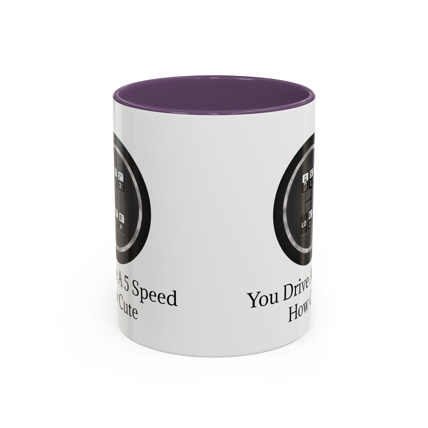 5 Speed How Cute 2-Tone Coffee Mug