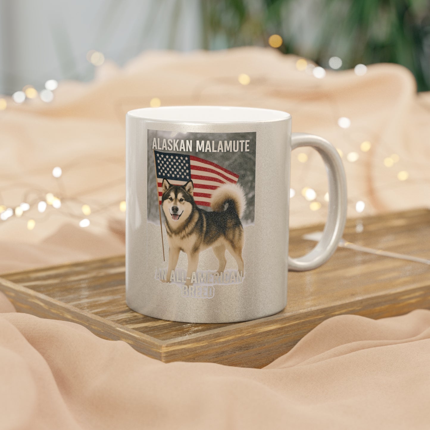 All-American Breed Metallic Coffee Mug