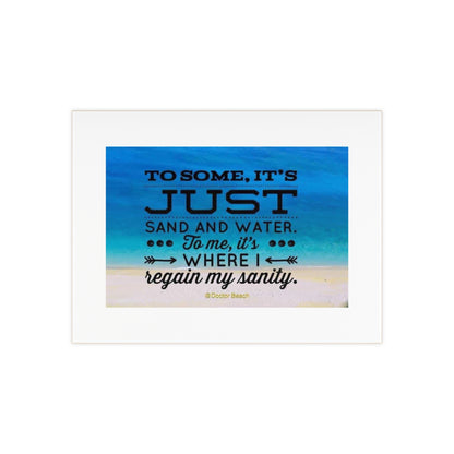 Dr. Beach Ceramic Photo Tile