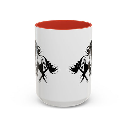 Horsin' Around 2-Tone Coffee Mug