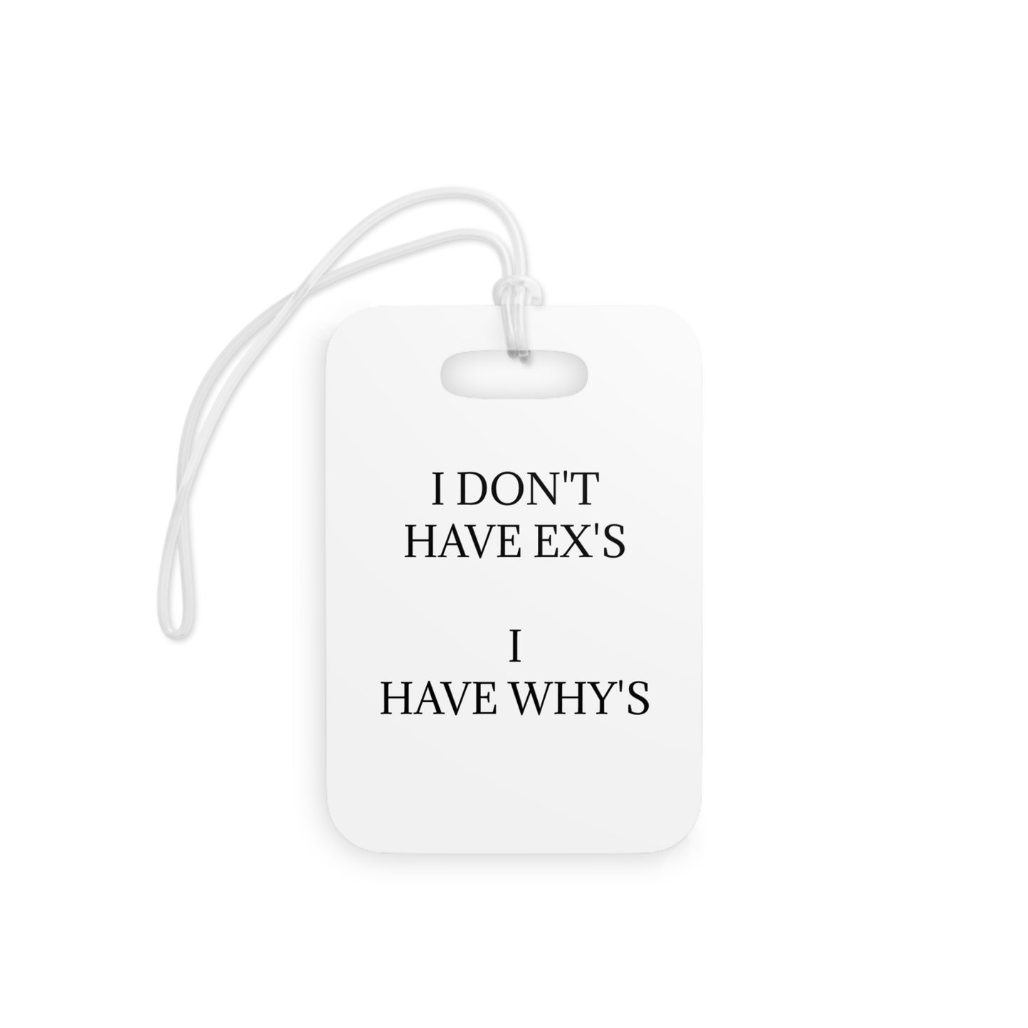 X's And Y's Luggage Tag