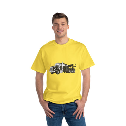 Heavy Tow Truck Men's Short-Sleeve Crewneck Tee