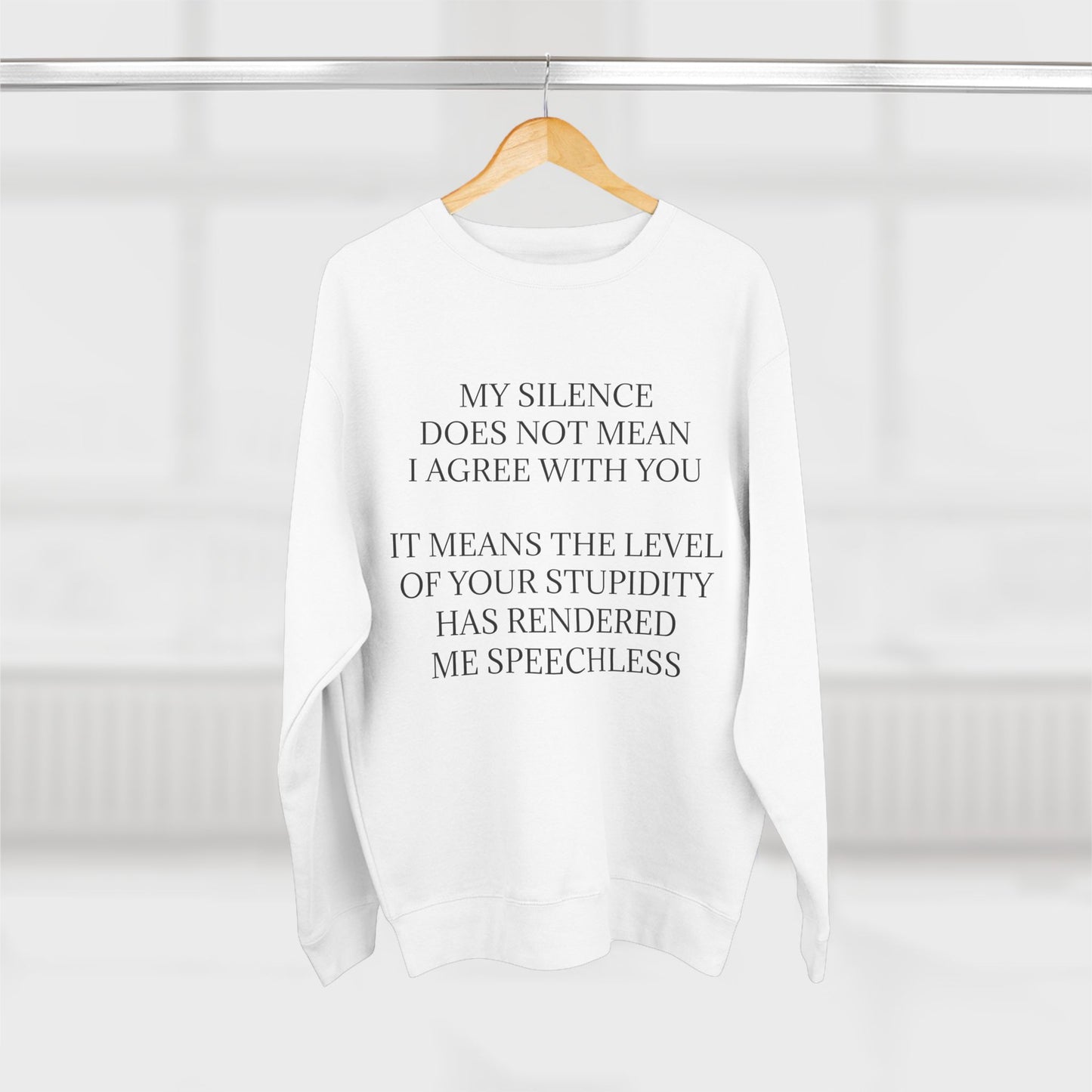 Speechless Unisex Crewneck Sweatshirt