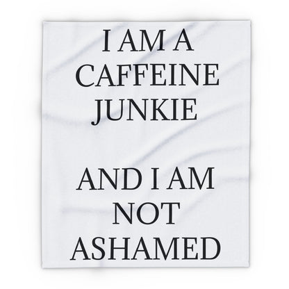 Caffeine Junkie Arctic Fleece Blanket