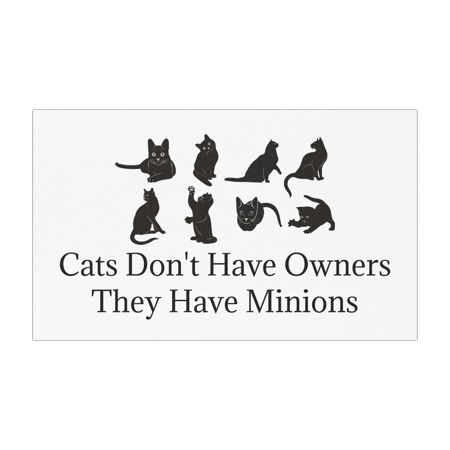 Cat Minions Indoor/Outdoor Magnet