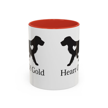 Heart Of Gold 2-Tone Coffee Mug