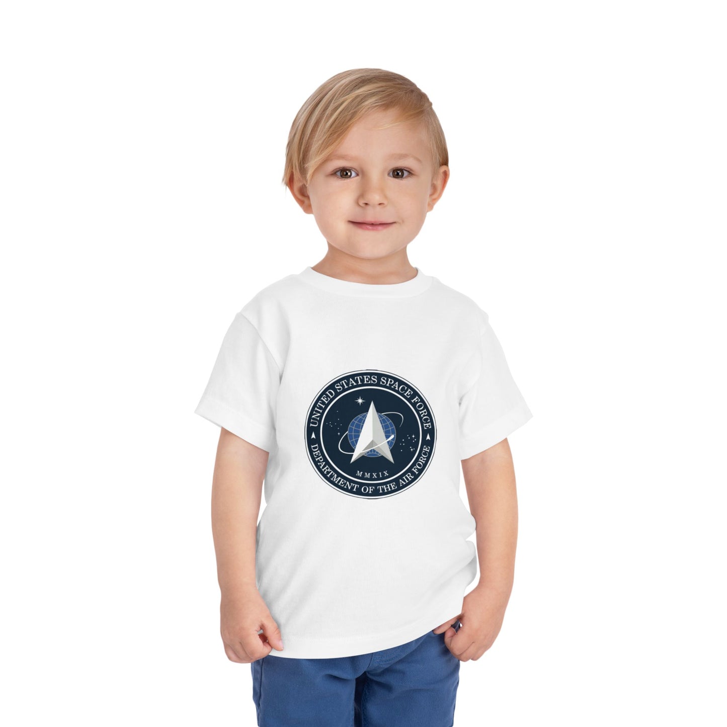 US Space Force Toddler Unisex Short Sleeve Crewneck Tee