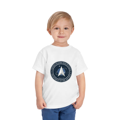 US Space Force Toddler Unisex Short Sleeve Crewneck Tee