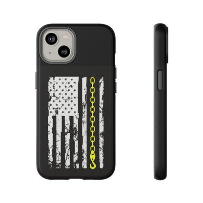 Thin Yellow Line iPhone Case