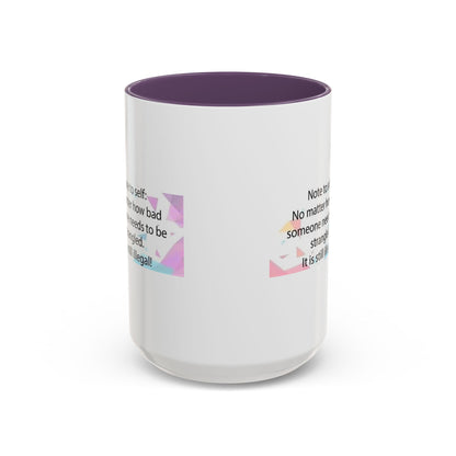 Note To Self 2-Tone Coffee Mug