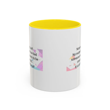 Note To Self 2-Tone Coffee Mug