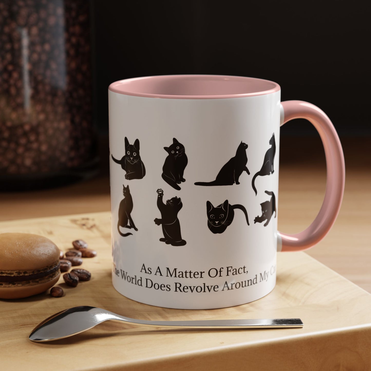 Matter Of Fact Cat 2-Tone Coffee Mug
