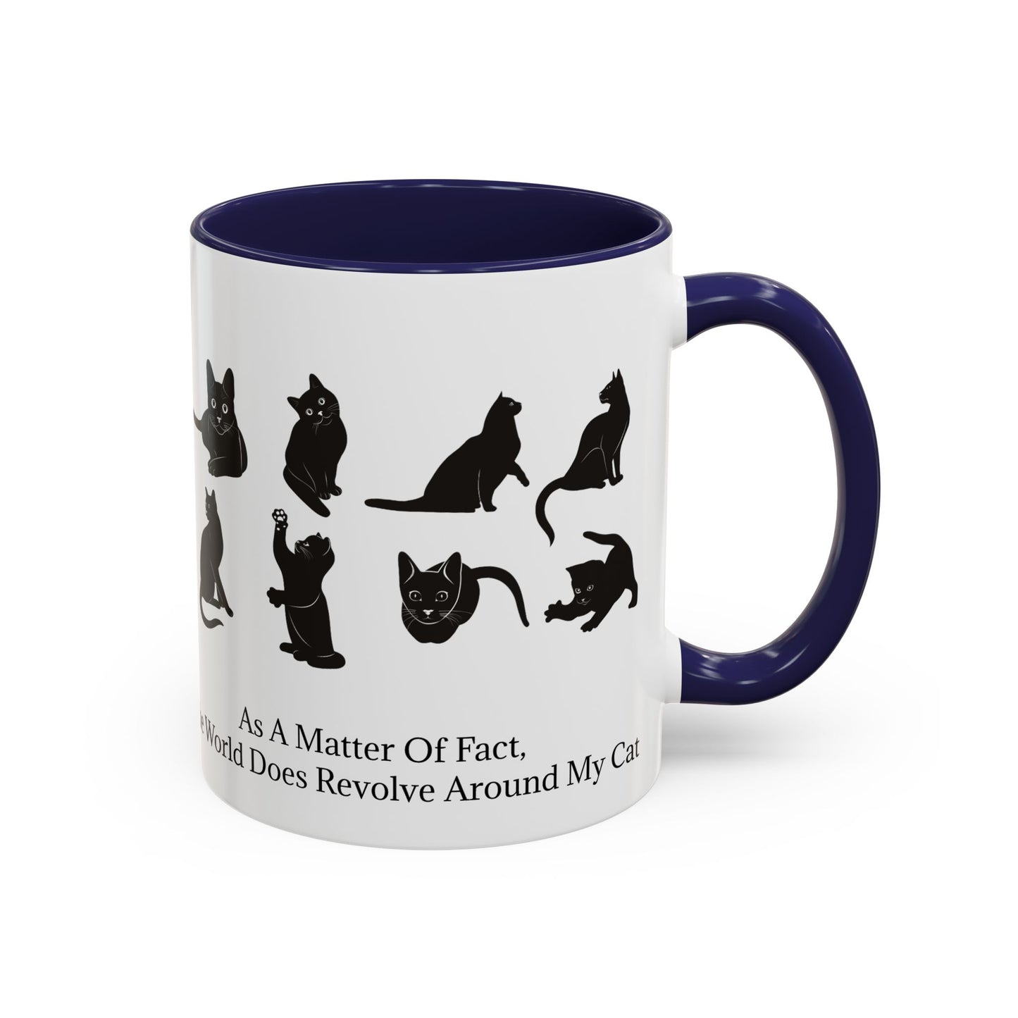 Matter Of Fact Cat 2-Tone Coffee Mug