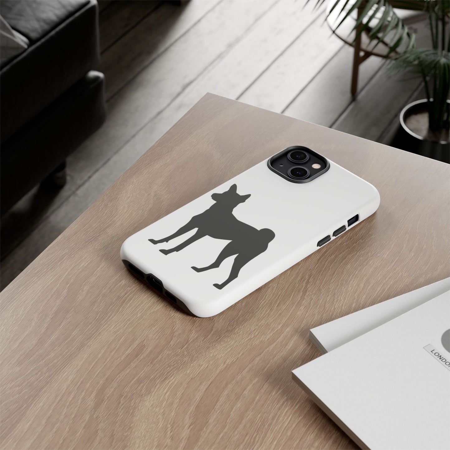 Basenji Silhouette iPhone Case