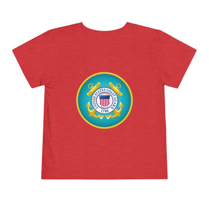 US Coast Guard Toddler Unisex Short Sleeve Crewneck Tee