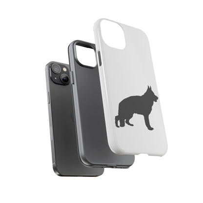 German Shepherd Silhouette iPhone Case