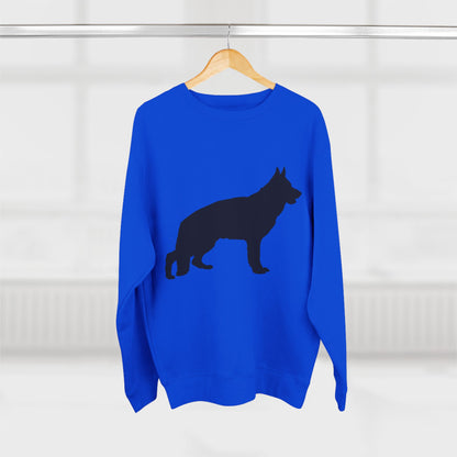 German Shepherd Silhouette Unisex Crewneck Sweatshirt