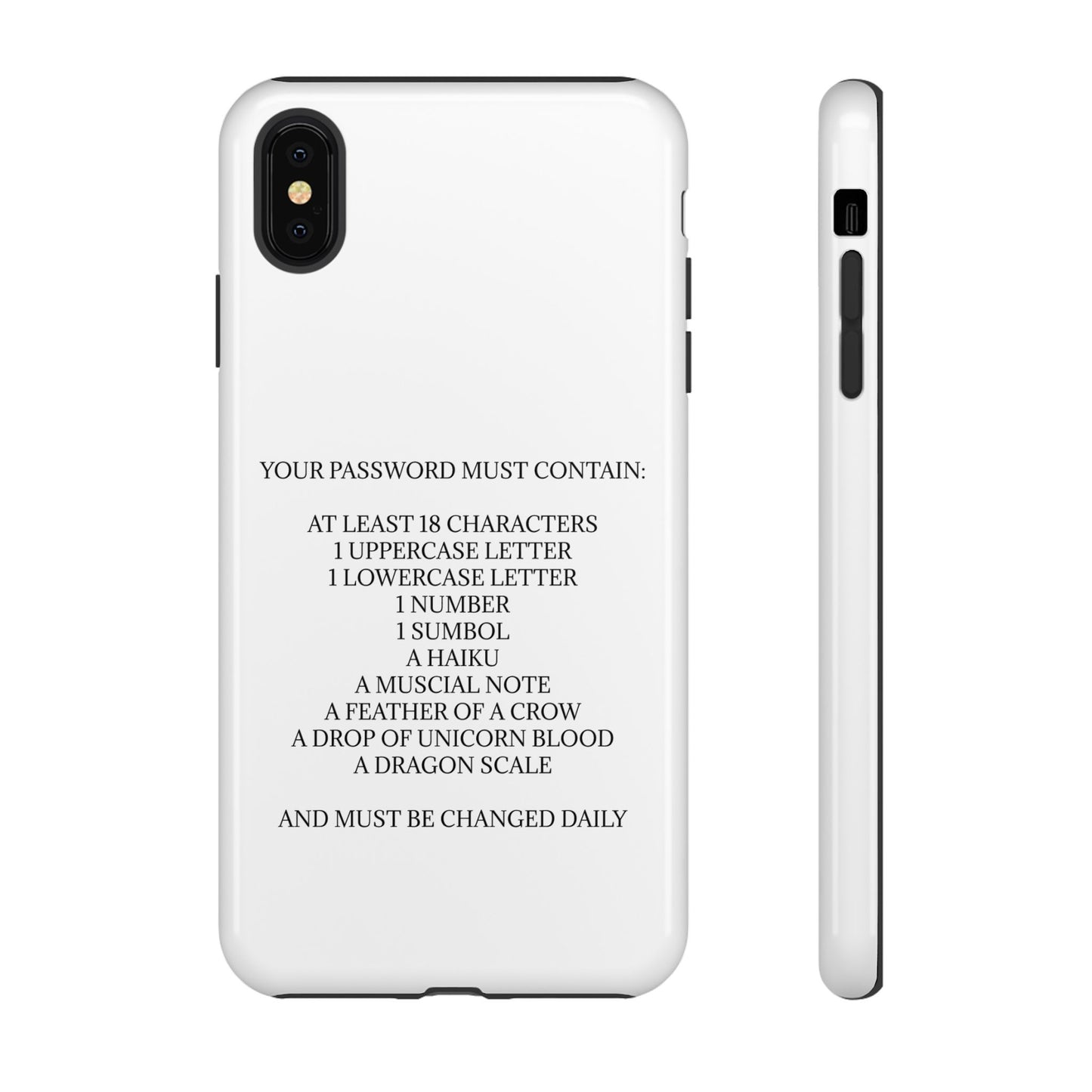 Password iPhone Case