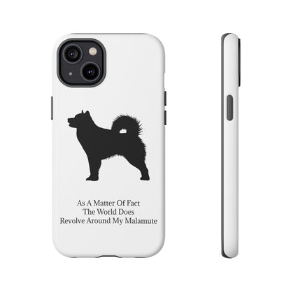 Matter Of Fact Malamute iPhone Case
