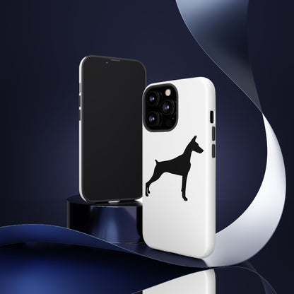 Doberman Silhouette iPhone Case