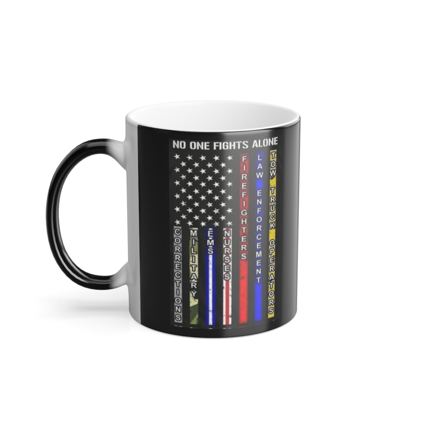 No One Fights Alone Color Changing Mug