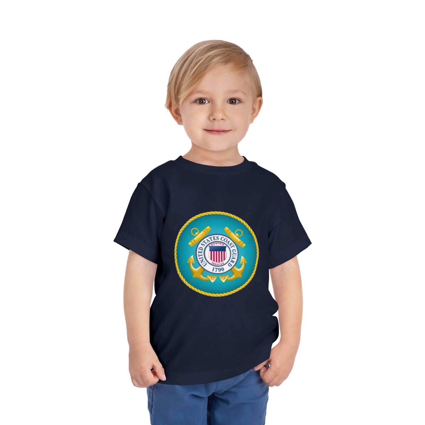US Coast Guard Toddler Unisex Short Sleeve Crewneck Tee
