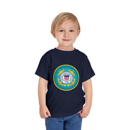 US Coast Guard Toddler Unisex Short Sleeve Crewneck Tee
