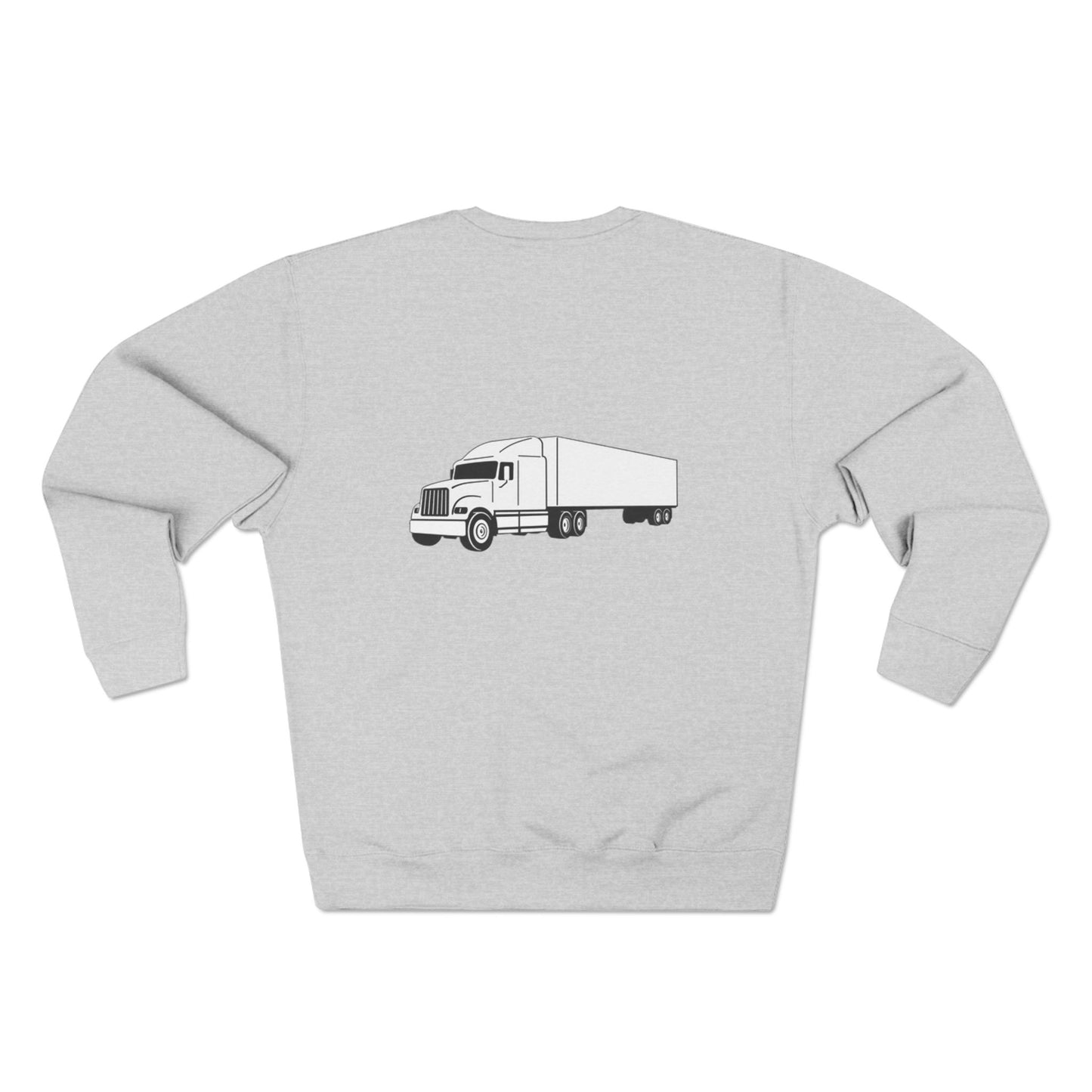 Semi Truck Unisex Crewneck Sweatshirt