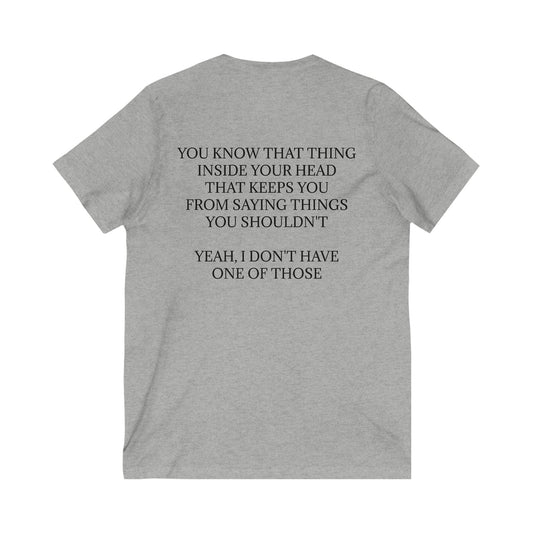 No Filter Unisex Short Sleeve V-Neck Tee
