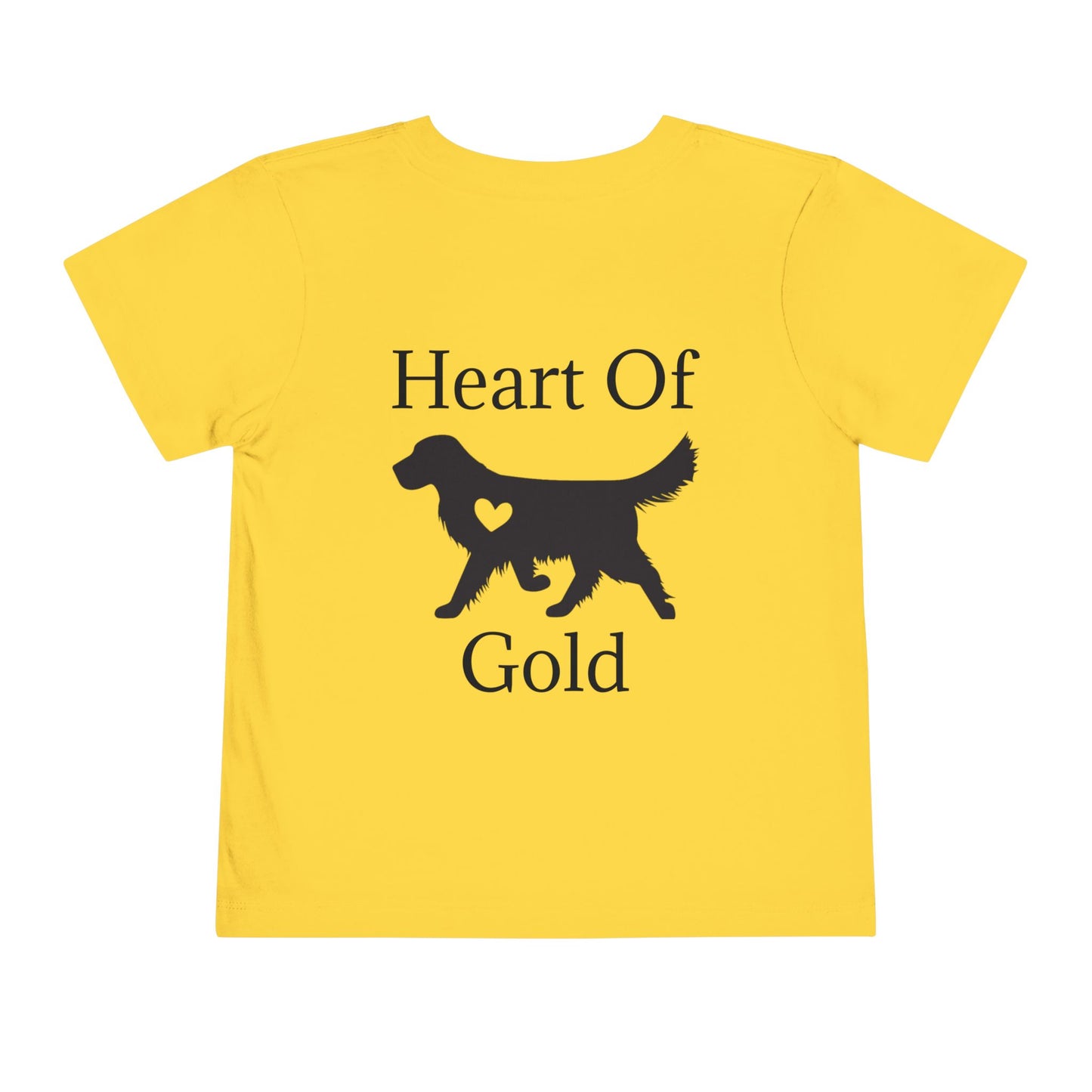 Heart Of Gold Toddler Unisex Short Sleeve Crewneck Tee