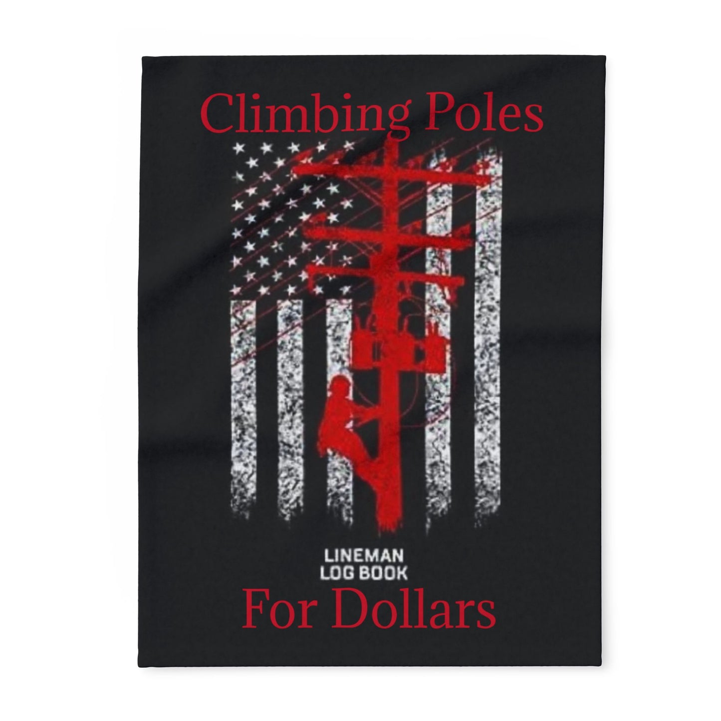 Climbing Poles Arctic Fleece Blanket