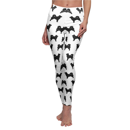 Malamute Silhouette Women's Ankle Leggings