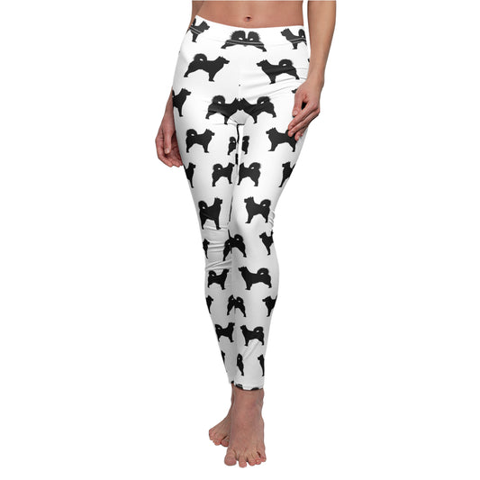 Malamute Silhouette Women's Ankle Leggings