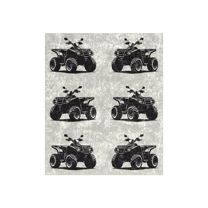 Off The Beaten Path Quad Crushed Velvet Blanket
