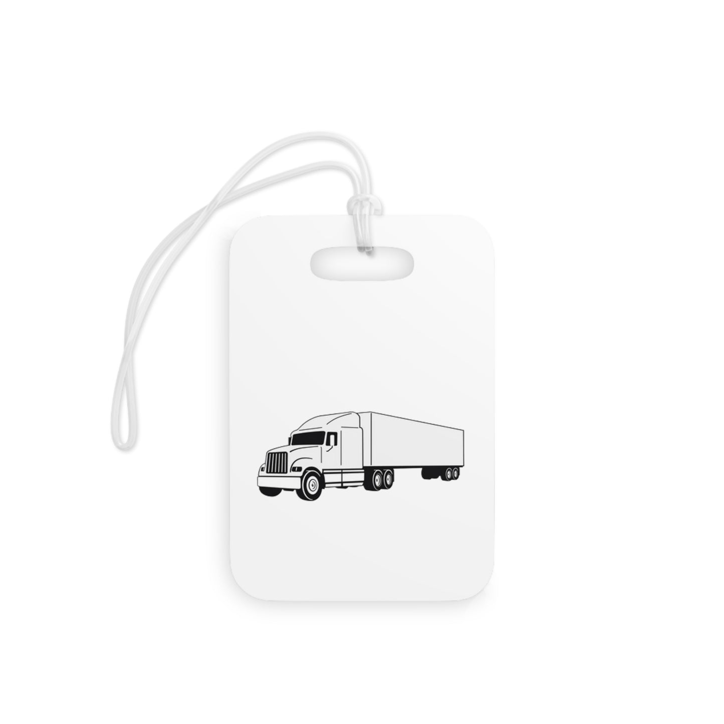 Semi Truck Luggage Tag